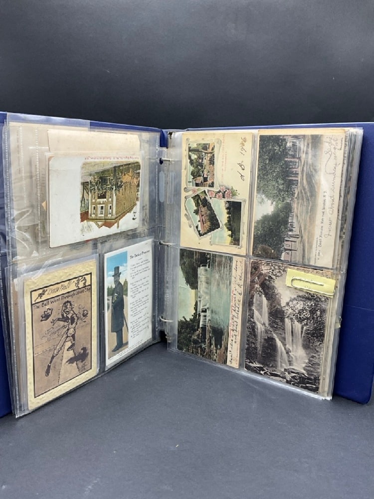 125 + AdK and Catskills NY Estate Album Postcards: 125 + AdK and Catskills NY Estate Album Postcards.Limited photographs. In person preview encouraged.