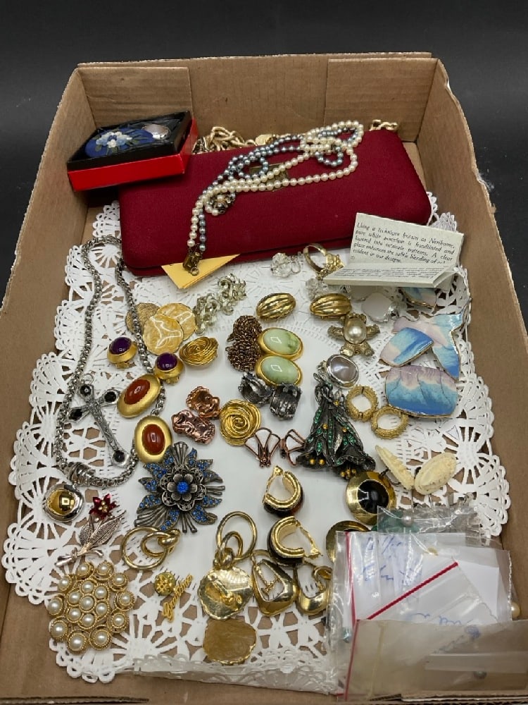 Estate Compiled Costume Jewelry Group w/ Majorica Pearls (1 of 4)