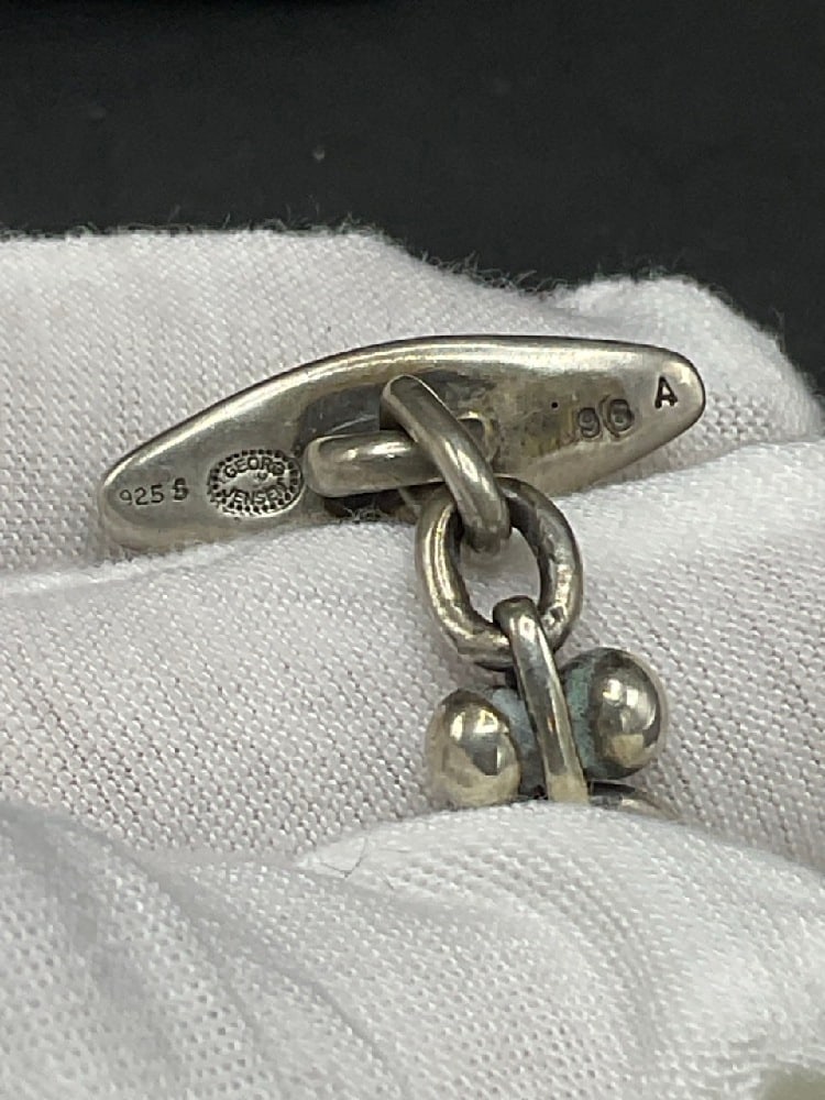 Georg Jensen Sterling Silver Choker Necklace w/Toggle Clasp - 3