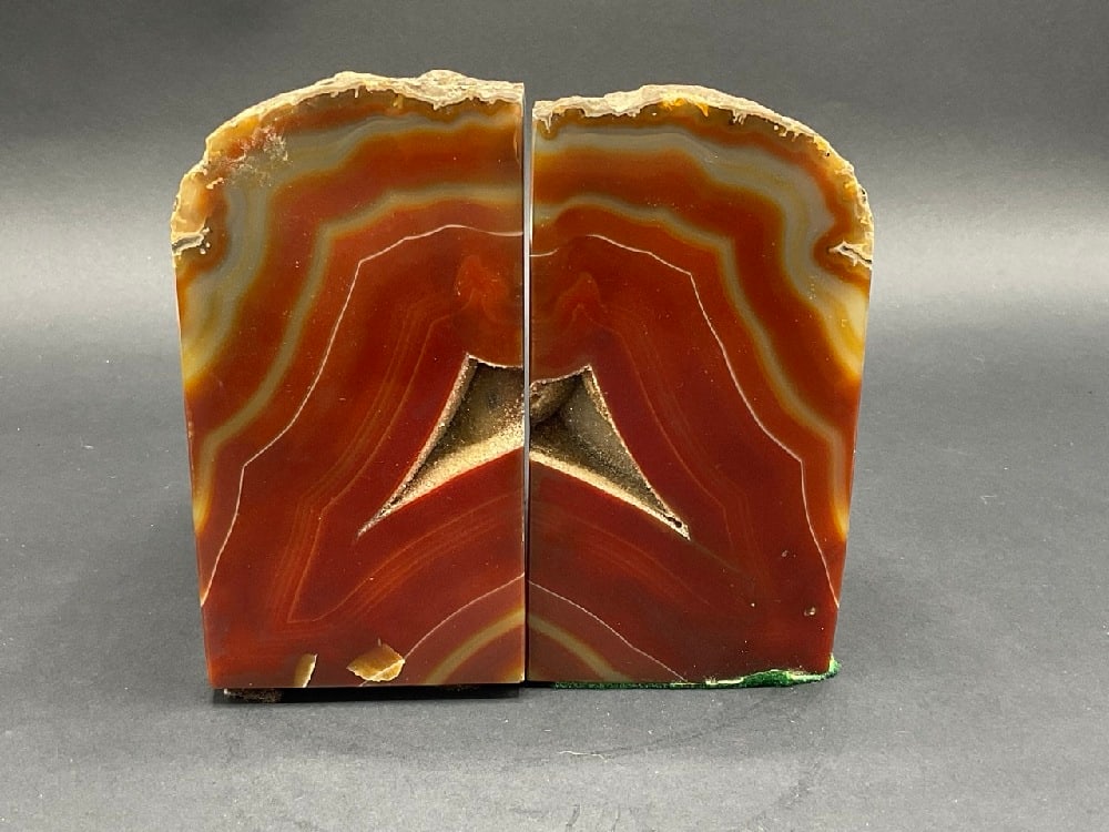 A Pair, Agate Book Ends - 3