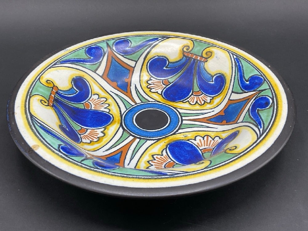Gouda Damascus Holland Pottery Bowl (1 of 5)