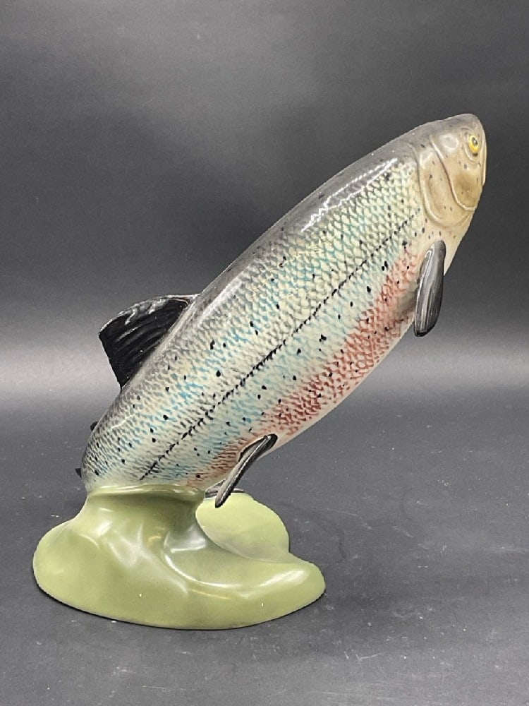 Beswick Leaping Ceramic Trout #2066 - 2