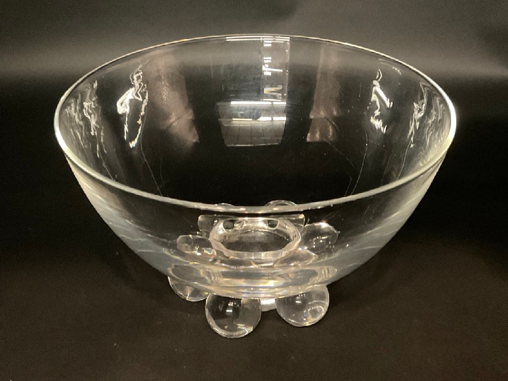 Steuben Large Ball Footed Bowl - 5