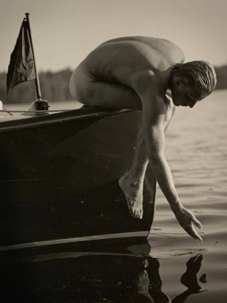 Bruce Weber ( American, B. 1946) Tyke on The Work Boat ADK (1 of 6)