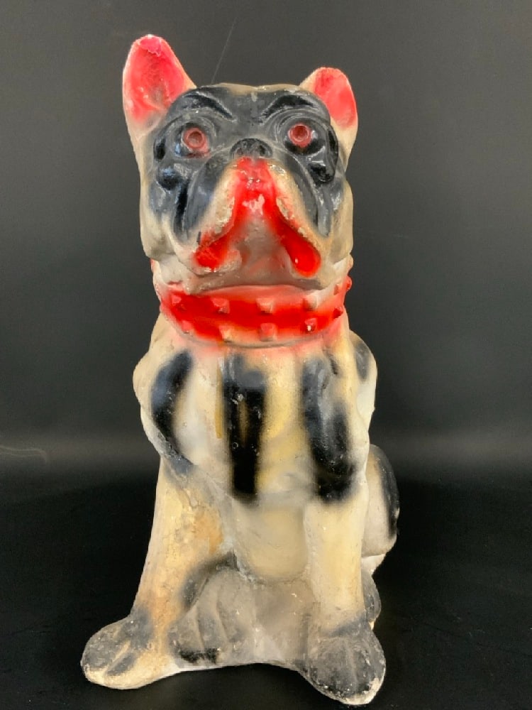 Vintage Carnival Chalkware Bull Dog (1 of 5)