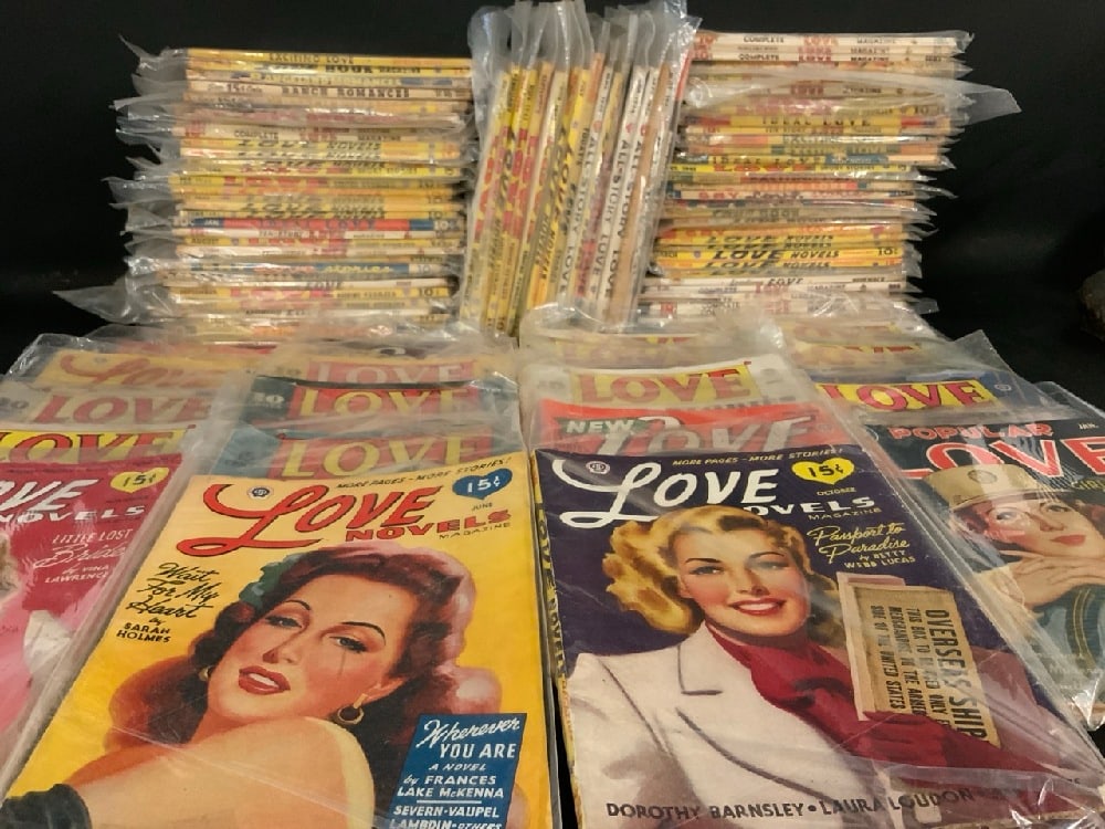 Estate Found Collection of Pulp “Love Novels??1940’s-1950’s (1 of 9)