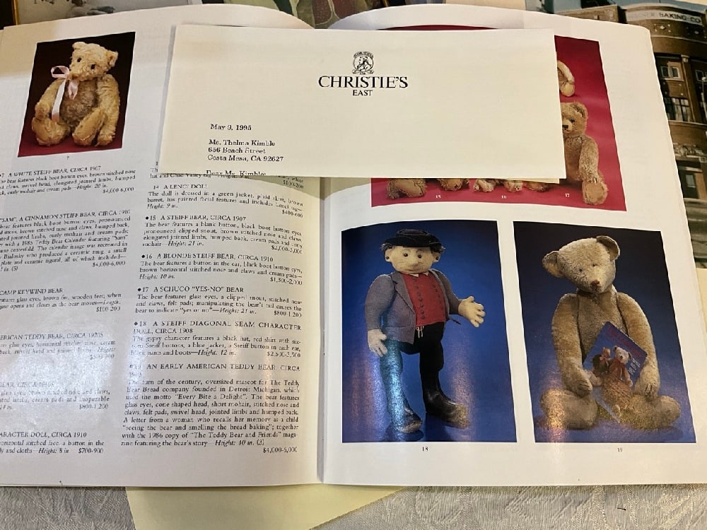 39" Early 1900's Wagner's Teddy Bear Bread Store Display - 13