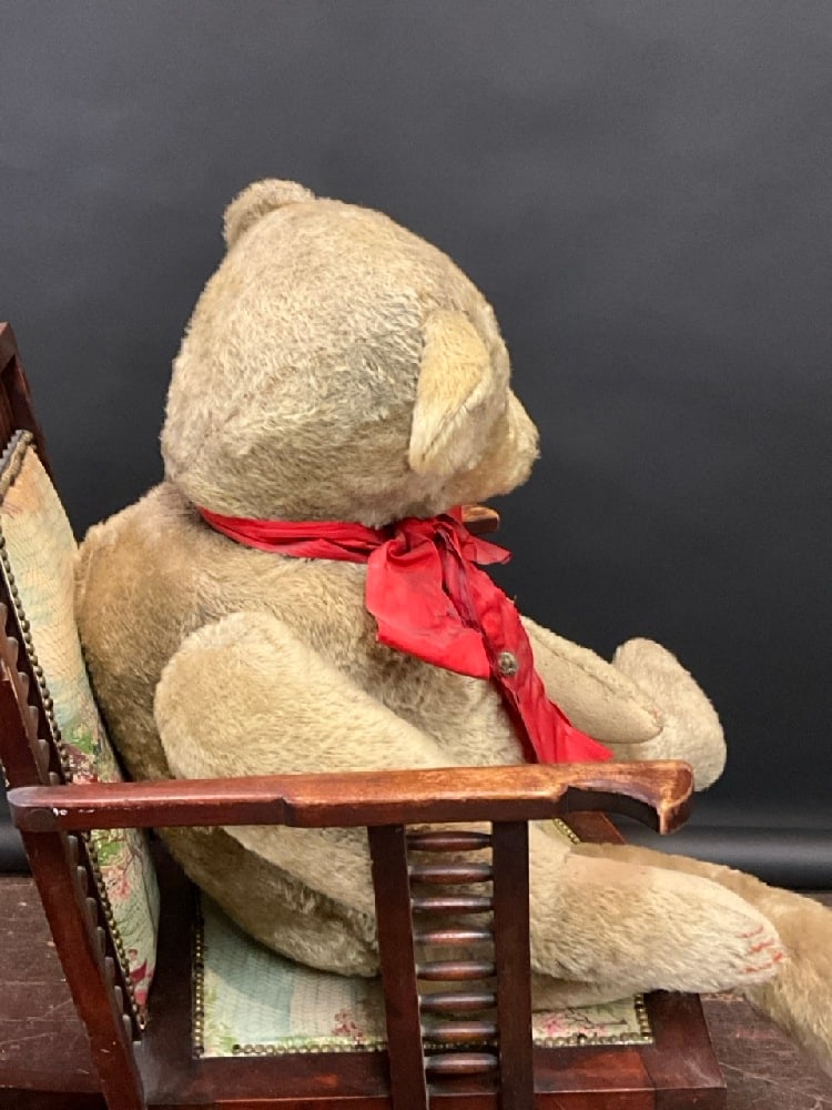 39" Early 1900's Wagner's Teddy Bear Bread Store Display - 4
