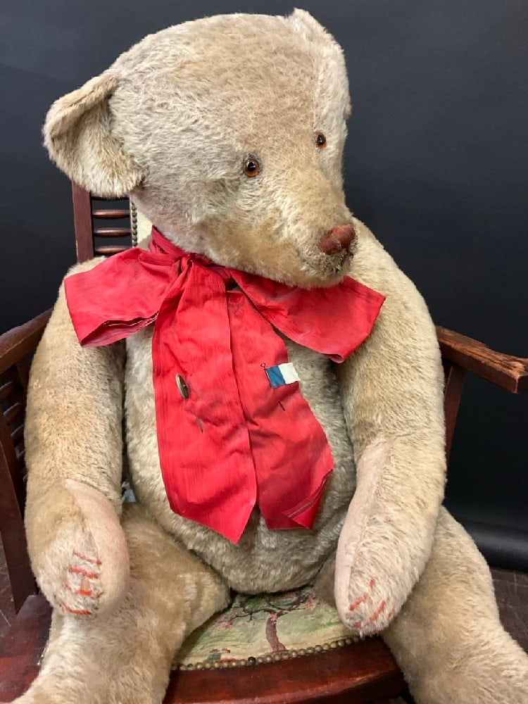 39" Early 1900's Wagner's Teddy Bear Bread Store Display - 6