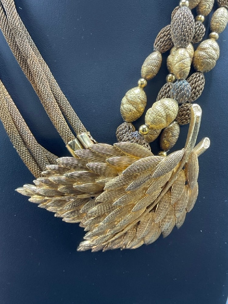 Jay Feinberg Multi Strand Leaf Necklace - 3
