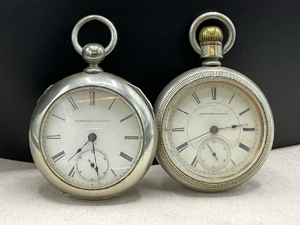 Five (5) Estate Compiled Pocket Watches - 2