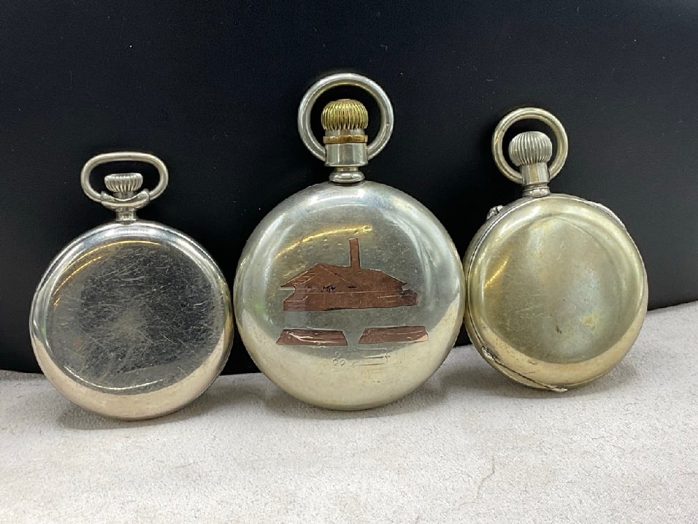Five (5) Estate Compiled Pocket Watches - 5