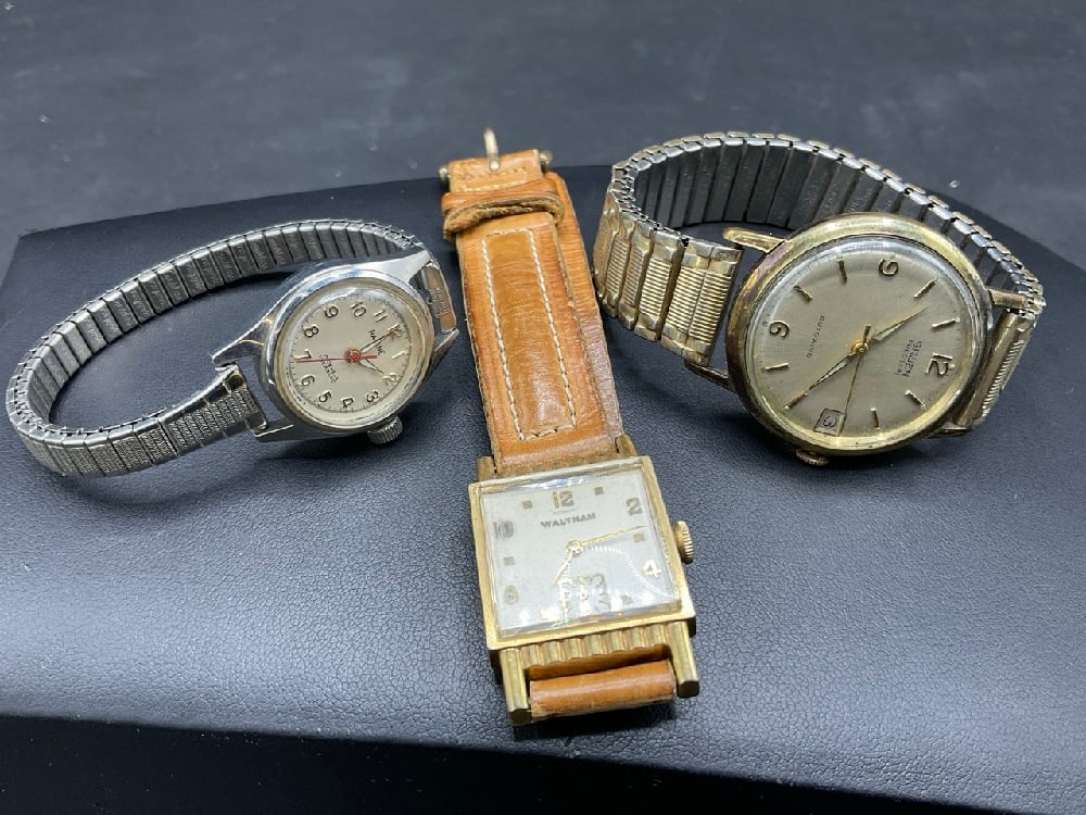 Vintage Men's Wrist Watches Gruen Precision Autowind, Waltham, Raine (1 of 6)