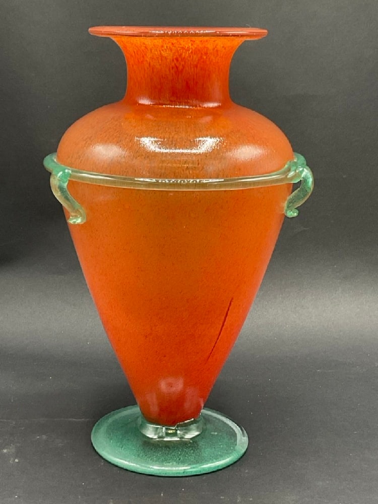 Decorative Art Glass Vase (1 of 3)