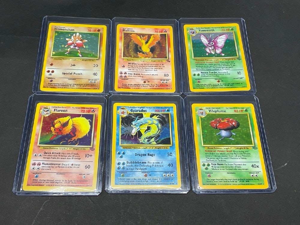 Estate Found Six (6) Pokémon Halo Cards (1 of 8)