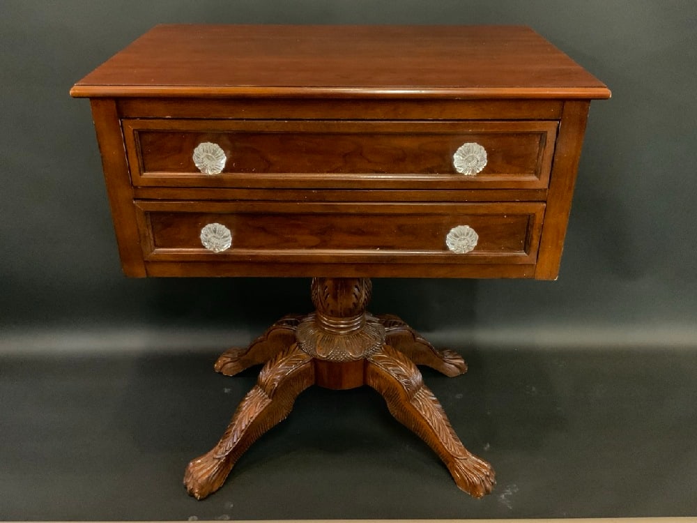 Bernhardt “ Martha Stewart?? Signature Series Two Drawer Work Stand.Good Condition, Please See (1 of 5)