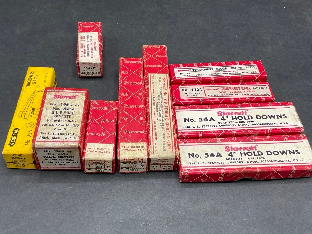 Machinist-Tools- Starrett Tool and Die Making Tools (1 of 3)