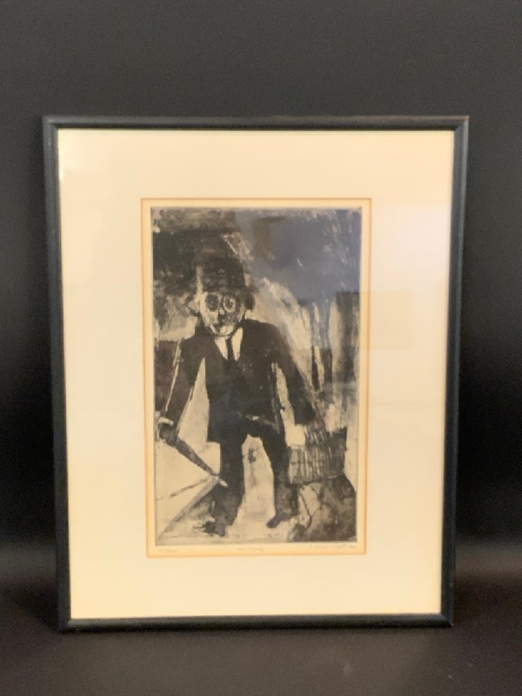 “Last Leaf?? Etching Sidney Chafetz 1966 194/250 (1 of 4)