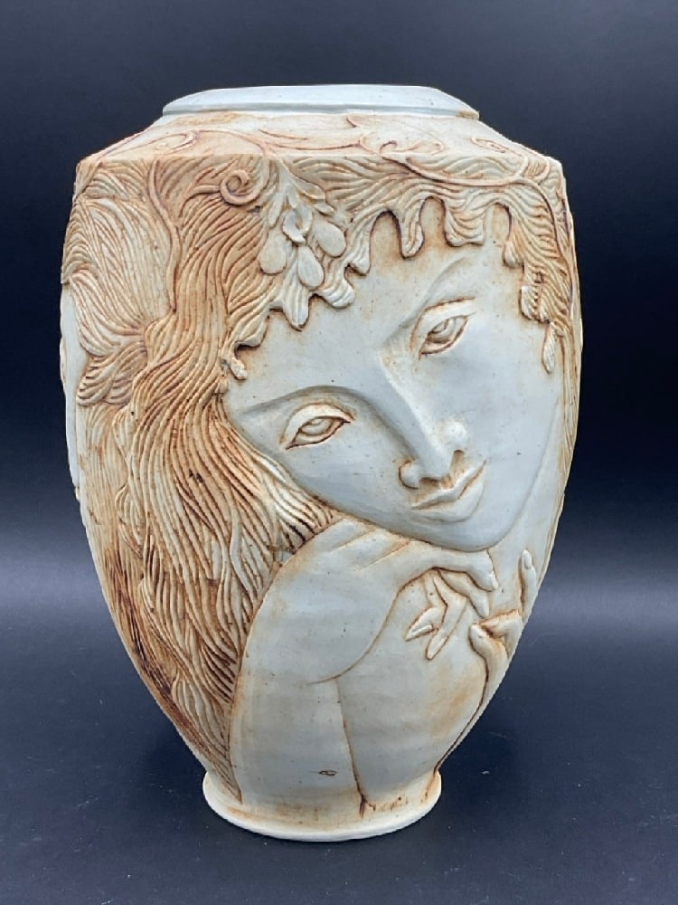 William C. Alexander Art Pottery Vase: William C. Alexander Art Pottery Vase.Dimensions: 11 1/2” x 7” d.