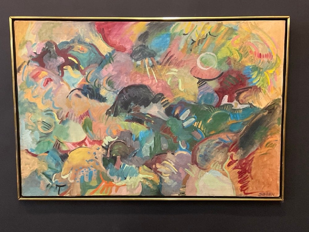 Florence Sillen (American, b. 1938-2021) Abstract Expressionism Oil Painting (1 of 6)