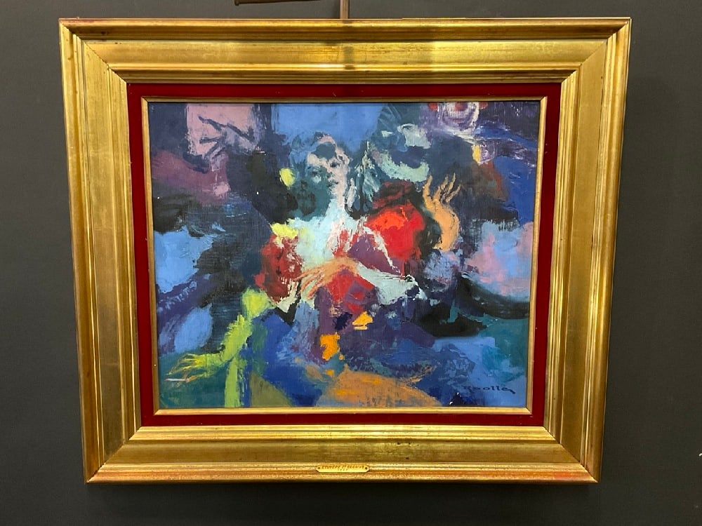 Lucien Ruolle (French, 1925-1991) Abstract Expressionist (1 of 7)
