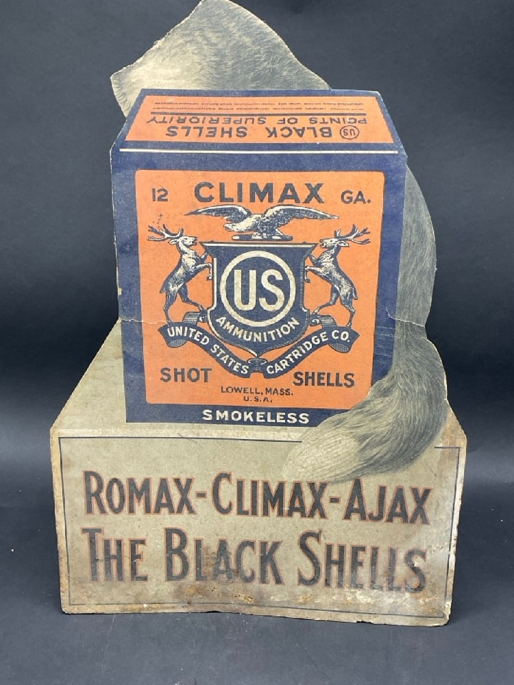Roma’s-Climax-Ajax - The Black Shells Ammunition Advertising Sign (1 of 4)