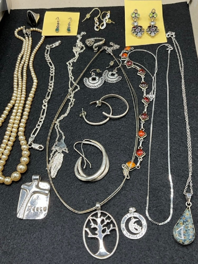 Sterling Silver and Costume Jewelry (1 of 7)