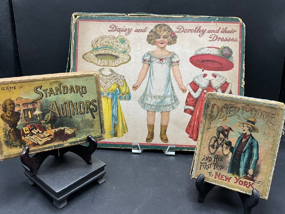Antique Rare Paper Doll Kit & Games (1 of 8)