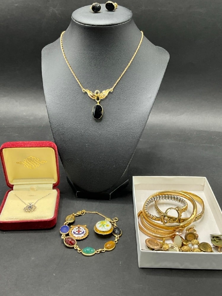 Estate Compiled Gold Filled Jewelry Grouping (1 of 6)
