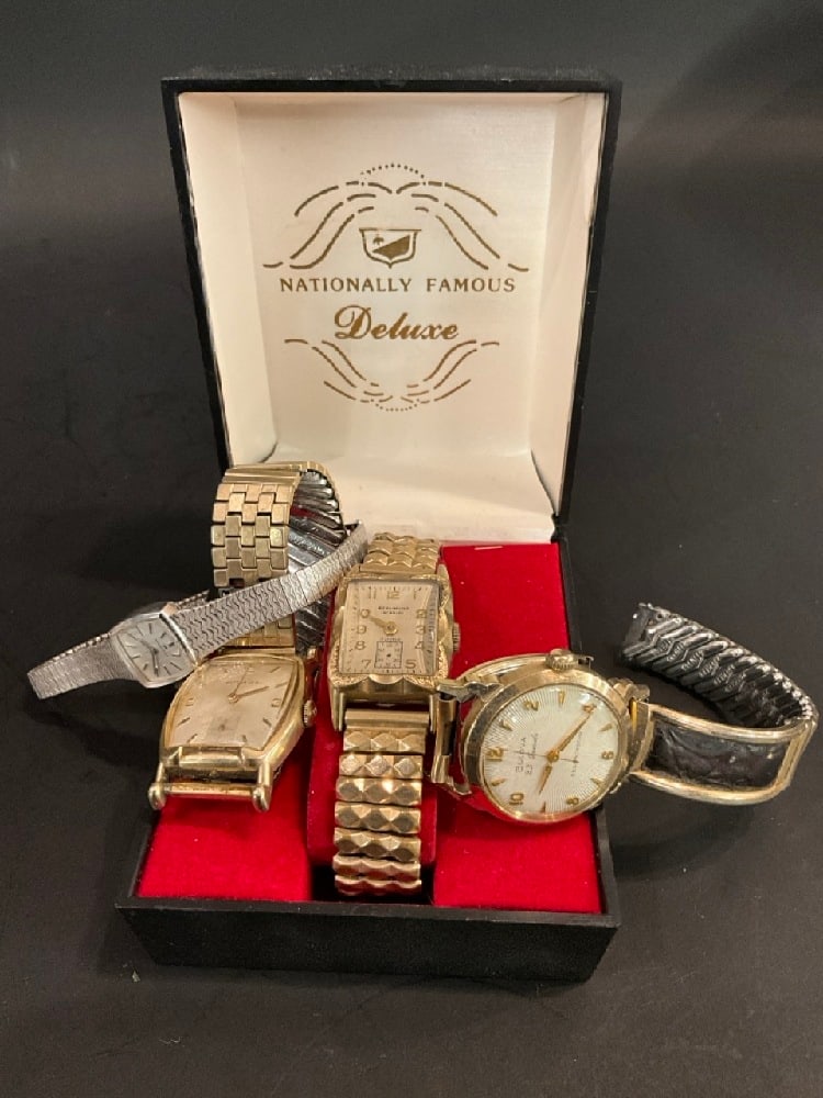 Vintage Estate Found Watches Witthauer, Hamilton, Beaumont, Bulova. (1 of 4)