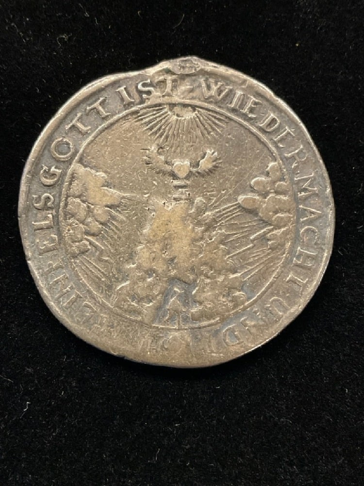 1651 German States Hesse-Kassel Silver Thaler (1 of 2)