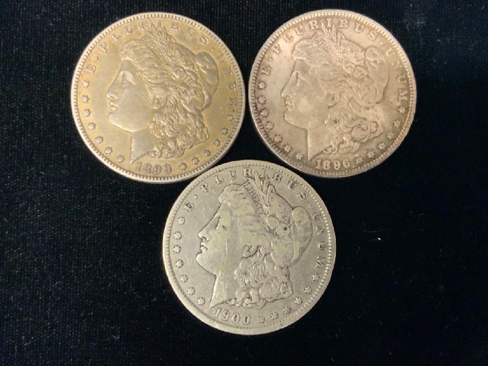 Three (3) U.S. Morgan Silver Dollars (1 of 2)