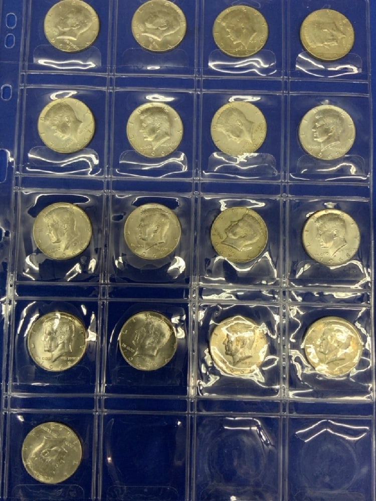 Seventeen (17) 40% Silver Kennedy Half Dollars (1 of 2)