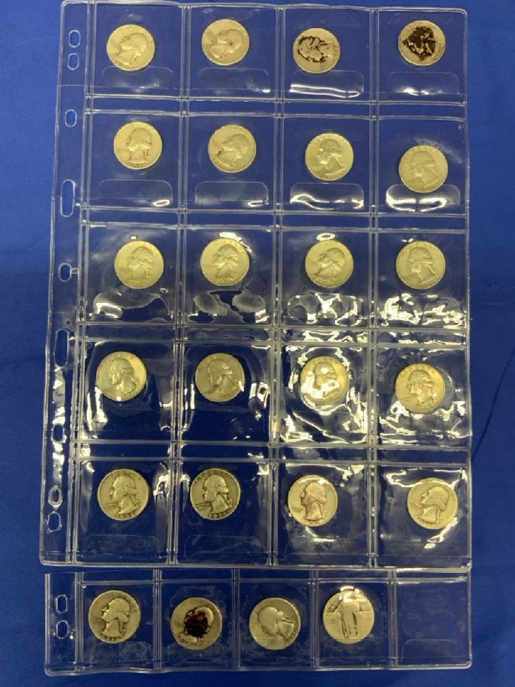 Twenty-Four (24) 90% Silver US Quarters (1 of 2)