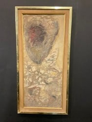 Rose Hansburg 1960's Abstract Oil Painting.Oil on board. Dimensions: 23?? x 10?? and 27?? x 13: Rose Hansburg 1960's Abstract Oil Painting.Oil on board. Dimensions: 23” x 10” and 27” x 13”