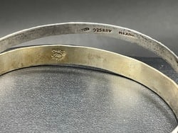 Eight (8) Sterling Silver Bangle Bracelets. - 4