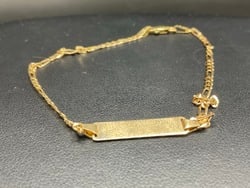 14K Yellow Gold ID Bracelet. Total weight: 2.31 grams.Dimensions: 7?? . (1 of 3)