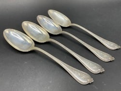 Four (4) Large Gorham Sterling Silver Serving Spoons: Four (4) Large Gorham Sterling Silver Serving Spoons.Total weight: 235 grams or 7.55 Troy ounces.Dimensions: 8” length..