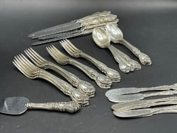 Thirty-three (33) Piece Gorham Sterling Silver "Melrose" Flatware Service (1 of 6)