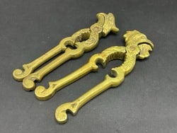 Two (2) Antique Figural Eagle Brass Nutcrackers (1 of 3)