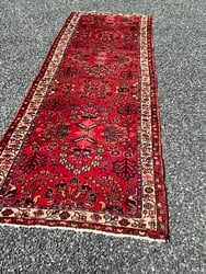 Persian Sarouk Runner Carpet 13Ft 4?? x 3ft 6 (1 of 5)