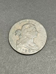1798 U.S. Draped Bust Large Cent: 1798 U.S. Draped Bust Large Cent.
