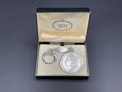Swank 1879-O Morgan Silver Dollar Pendant Keychain: Swank 1879-O Morgan Silver Dollar Pendant Keychain Jewelry.