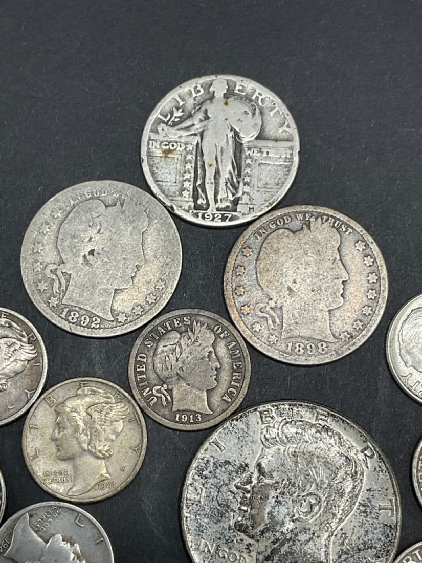 (4) Better Date Silver U.S. Coins Plus Extra Silver - 2