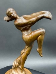 Patinated Bronze Dancer - 2