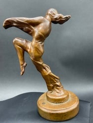 Patinated Bronze Dancer - 3