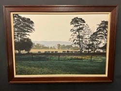 David Prentice (English 1936-2014) Cows in Landscape (1 of 6)