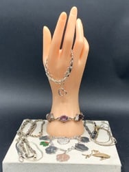 Seventeen (17) Sterling Silver Bracelets (1 of 6)