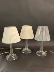 FROS Three (3) Miss K by Starck Lucite Table Lamps (1 of 3)