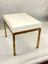 Jonathan Adler Side Table: Jonathan Adler Side Table. Dimensions: 19" X 24" X 18".